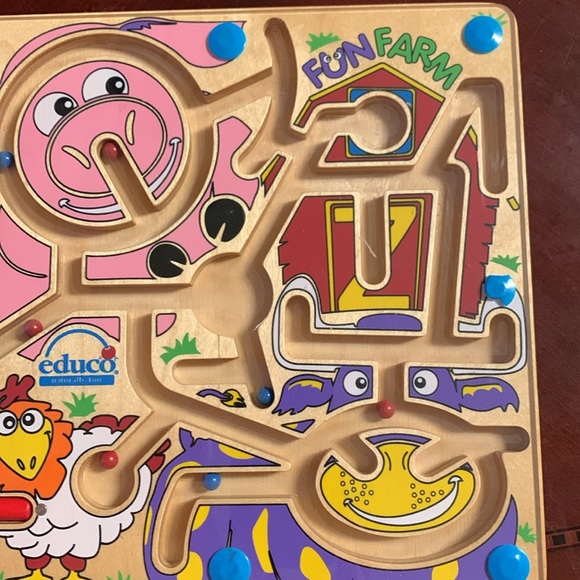 Educo fun farm magnetic bead maze game - Picture 4 of 7